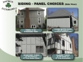 Siding Panel Choices - Side View